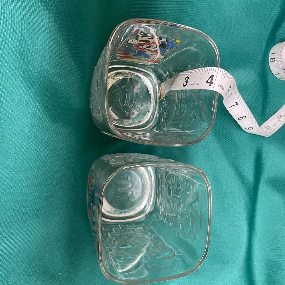 Disney Mickey Mouse Glass Tumblers - Multicolor